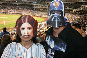 fans with masks