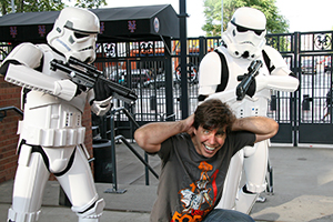 Stormtroopers take prisioner