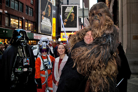Charlie Ross and Star Wars characters