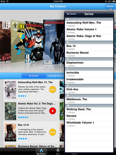 Comic app
